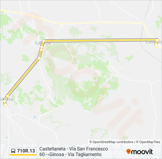 710R.13 Bus Line Map