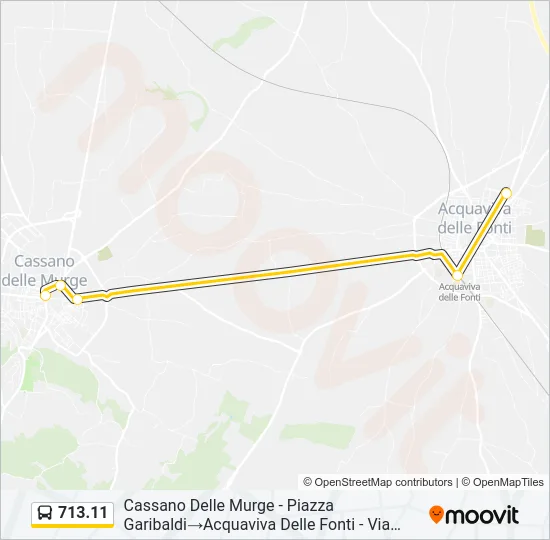 713.11 Bus Line Map