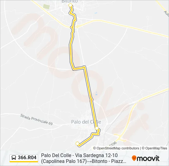 366.R04 Bus Line Map