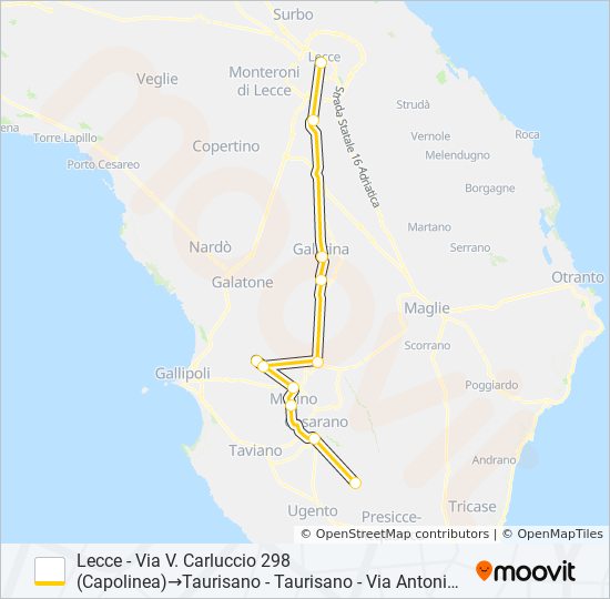 20710 - UNILE bus Line Map