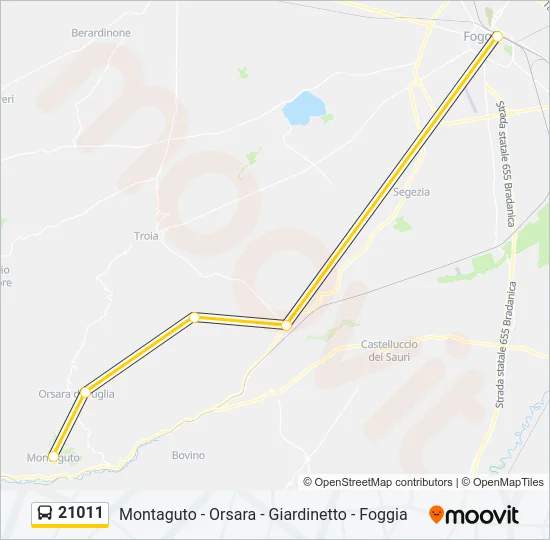 21011 Bus Line Map