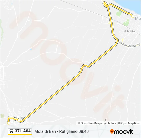 371.A04 Bus Line Map