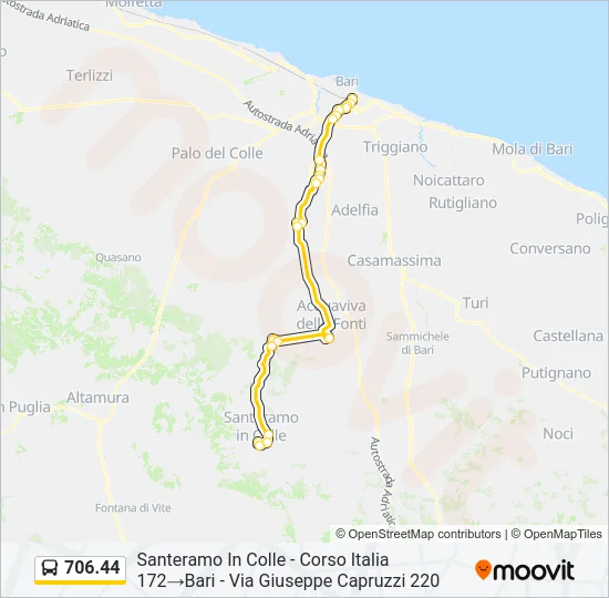 706.44 Bus Line Map