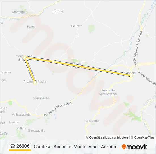 26006 Bus Line Map