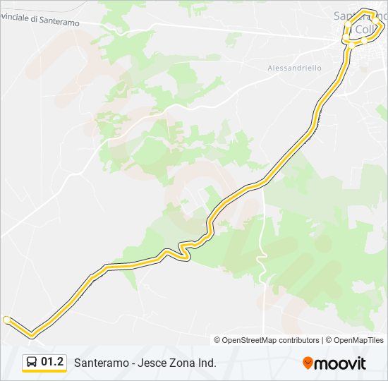 01.2 bus Line Map