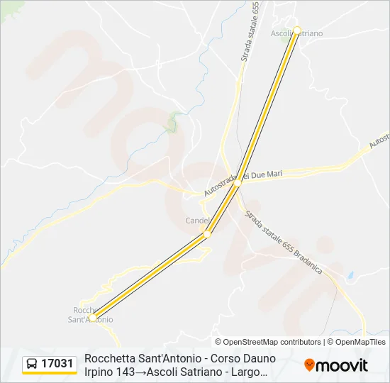 17031 Bus Line Map