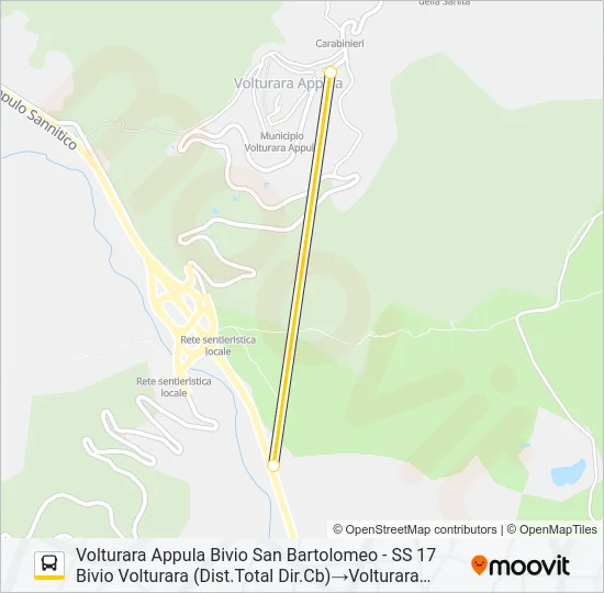 721-2R.1 Bus Line Map