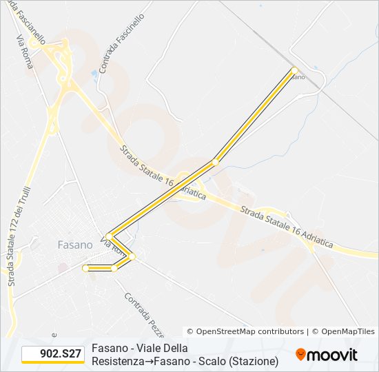 902.S27 bus Line Map