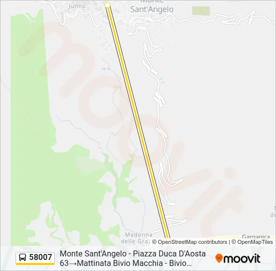 58007 Bus Line Map
