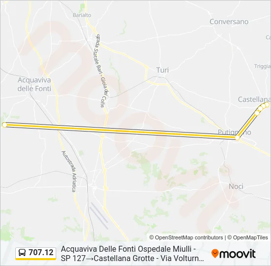 707.12 Bus Line Map