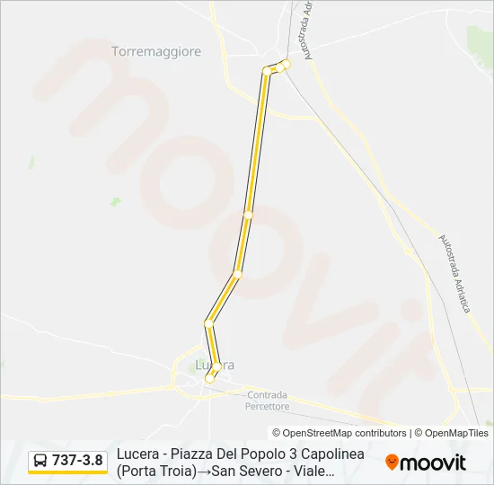 737-3.8 Bus Line Map