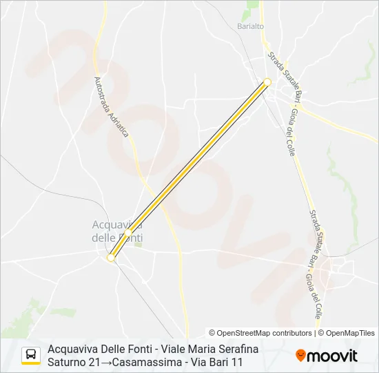 SCOL 5-C Bus Line Map