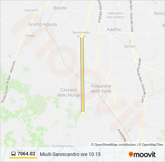 7064.02 Bus Line Map