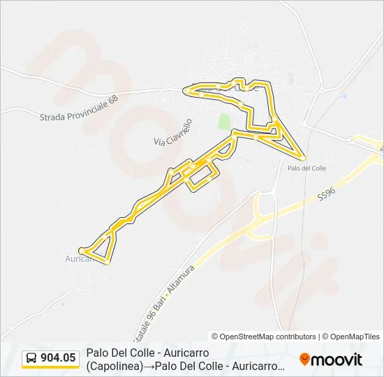 904.05 Bus Line Map