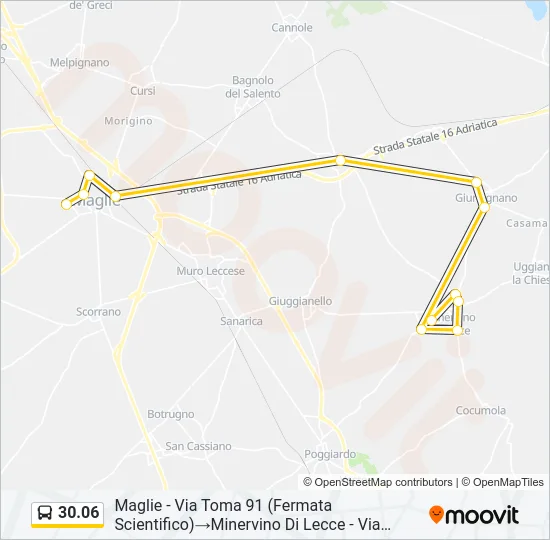 30.06 Bus Line Map