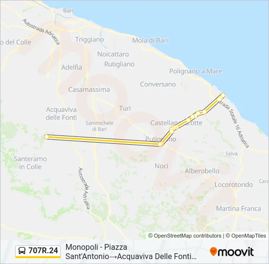 707R.24 Bus Line Map