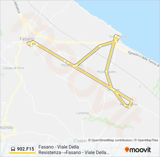 902.F15 Bus Line Map