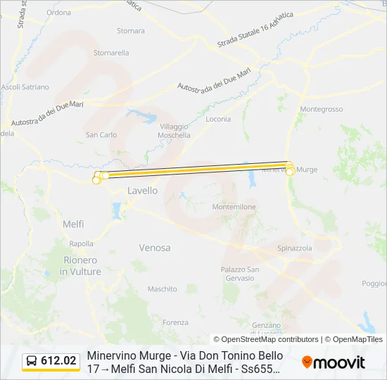 612.02 Bus Line Map