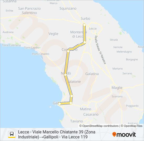32 1 - I Bus Line Map