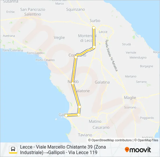 32 1 - I Bus Line Map