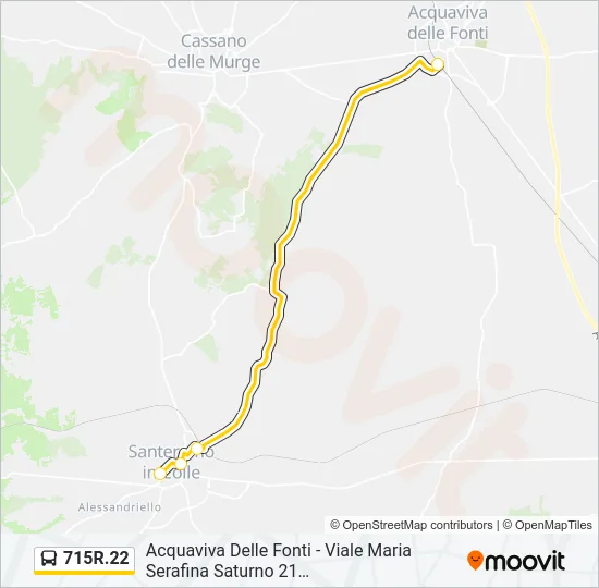 715R.22 Bus Line Map