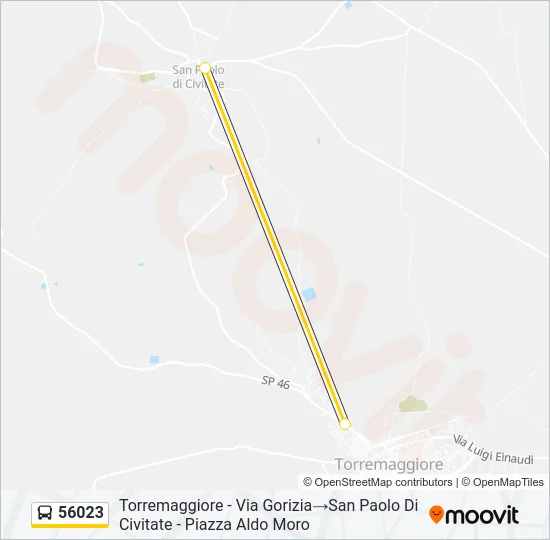 56023 Bus Line Map