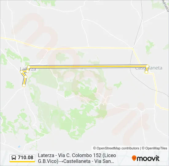 710.08 Bus Line Map