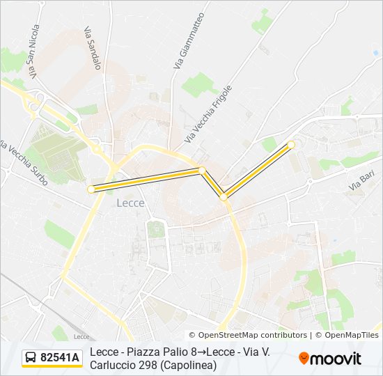 82541A bus Line Map