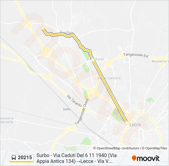 20215 Bus Line Map