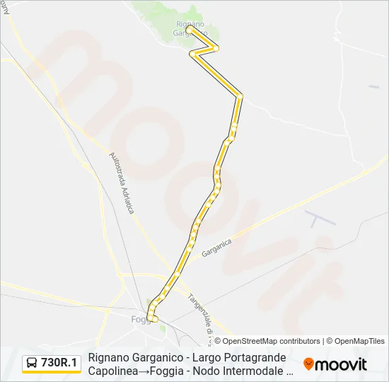 730R.1 Bus Line Map