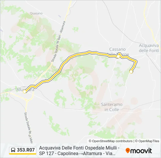 353.R07 Bus Line Map