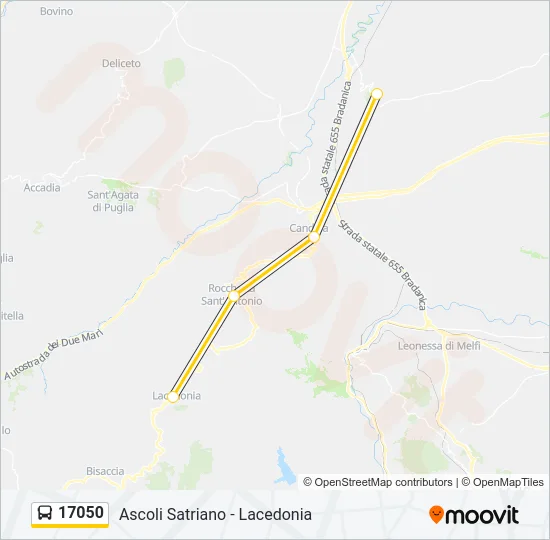 17050 Bus Line Map