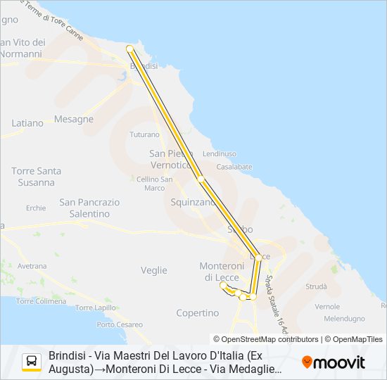 1512 - I bus Line Map