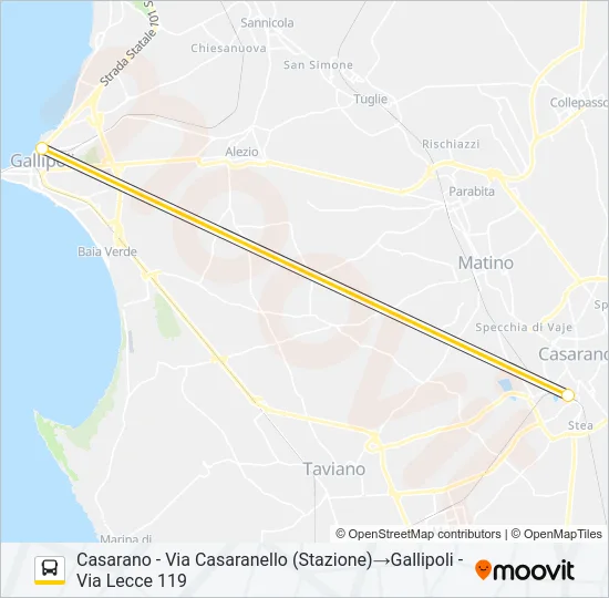 2202D -3 Bus Line Map