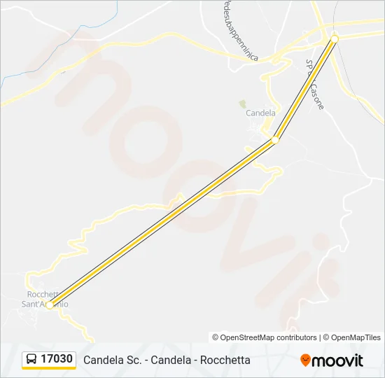 17030 Bus Line Map