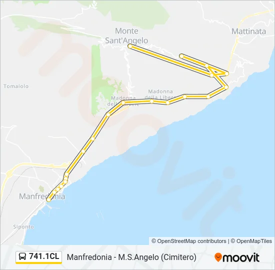 741.1CL Bus Line Map