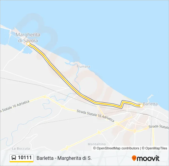 10111 Bus Line Map