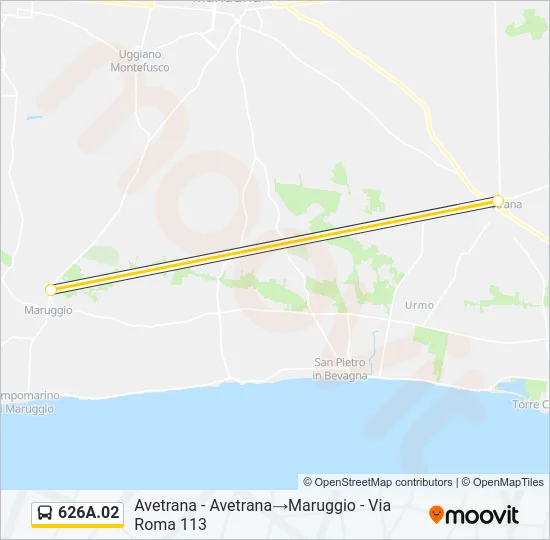 626A.02 Bus Line Map