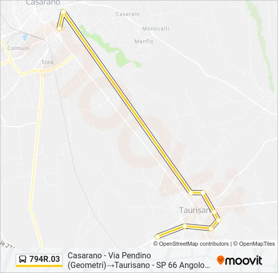 794R.03 Bus Line Map