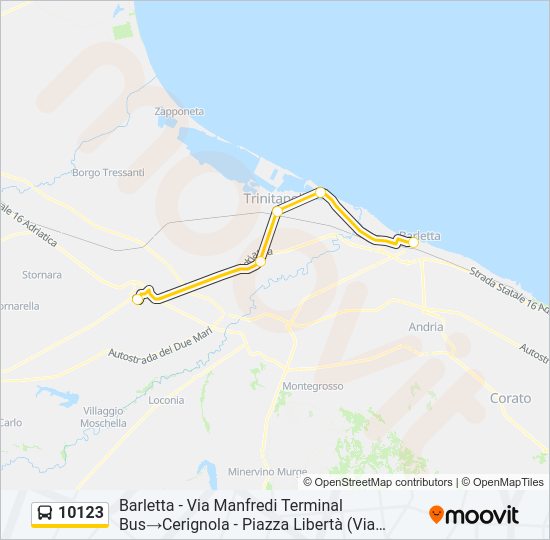 10123 Bus Line Map