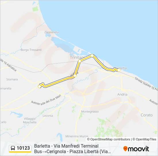 10123 Bus Line Map