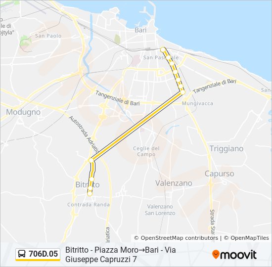 706D.05 bus Line Map