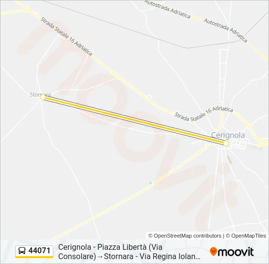 44071 Bus Line Map