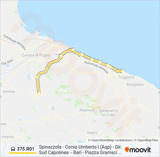 375.R01 Bus Line Map