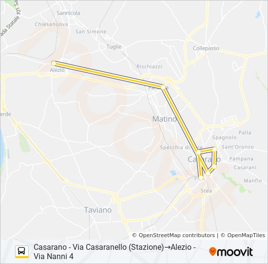 2202D -1 bus Line Map