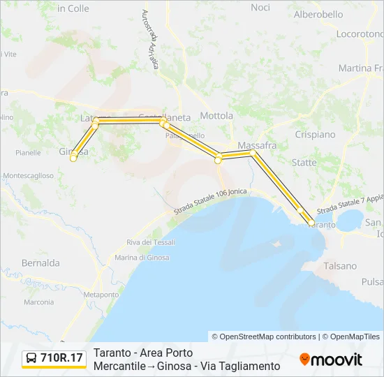 710R.17 Bus Line Map