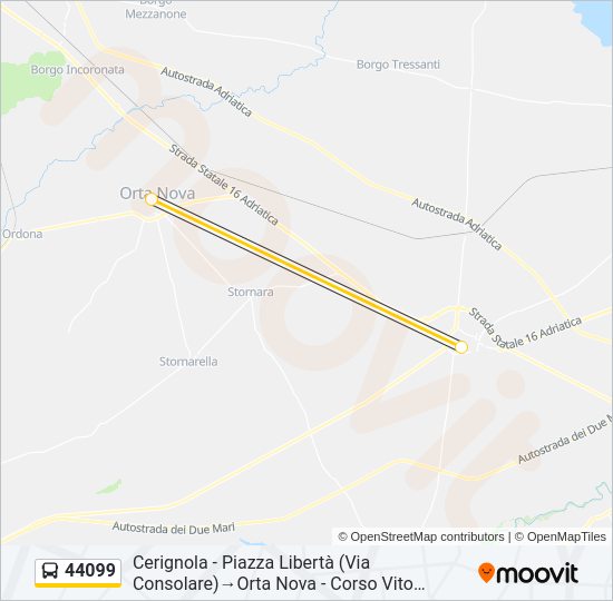44099 Bus Line Map