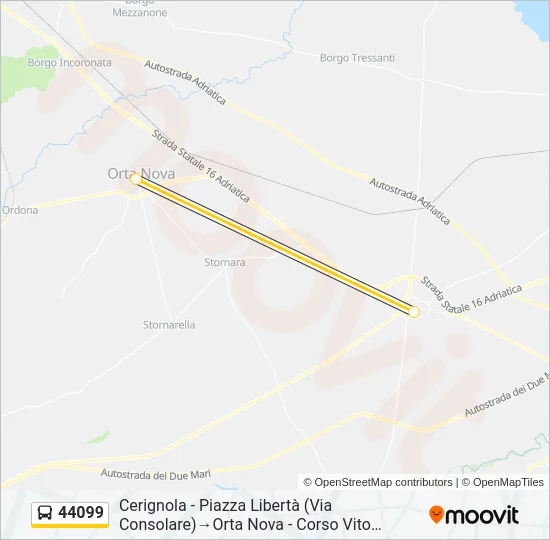 44099 Bus Line Map
