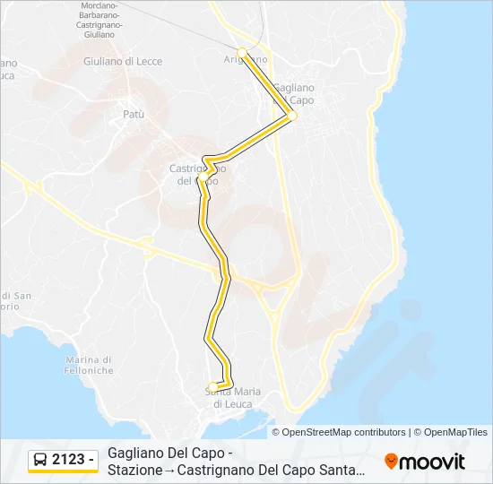 2123 - Bus Line Map