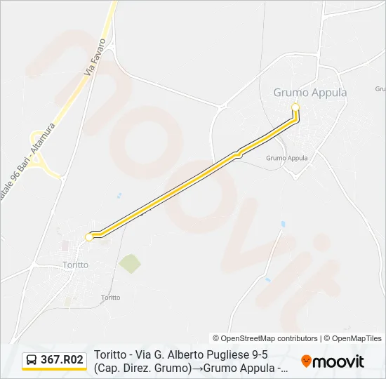 367.R02 Bus Line Map